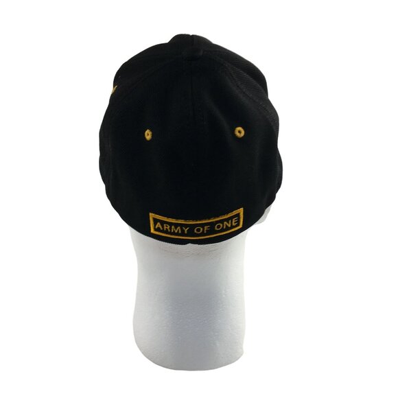 U.S. ARMY ARMY OF ONE BLACK & YELLOW HAT WITH HIDDEN PRO POCKET ALL-STAR APPAREL - Picture 3 of 6